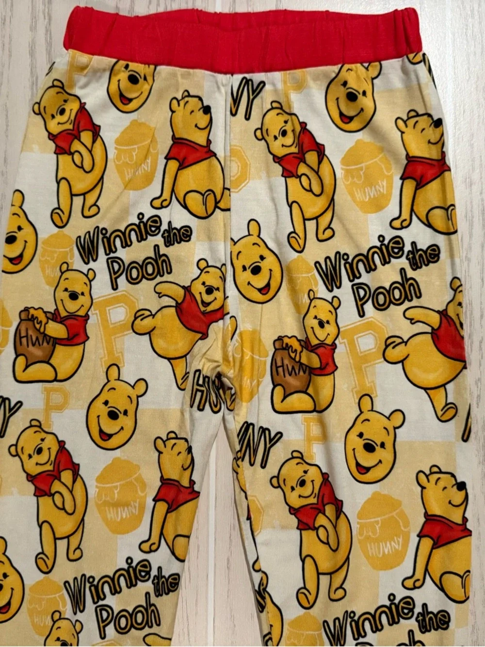 Yaritza Boutique Bamboo Pajamas Unisex Kids 5-6Y Winnie Pooh‎ Hunny 2PC NWT